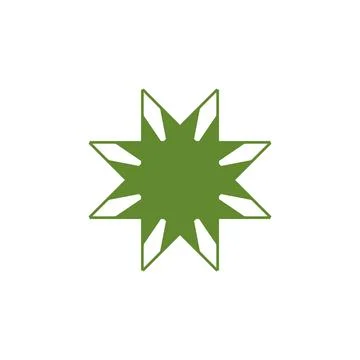 Decorative angular shapes, simple use, shape motif Stock Illustration