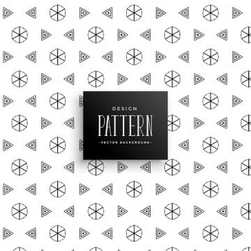 Decorative art elements pattern background Stock Illustration
