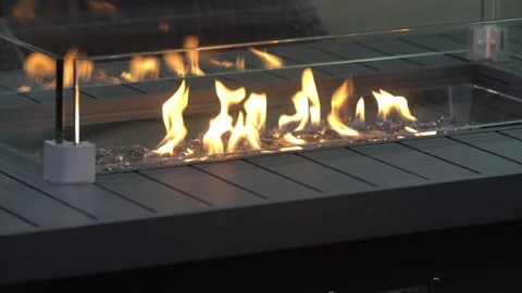 Decorative artificial fireplace 库存影片 88561155