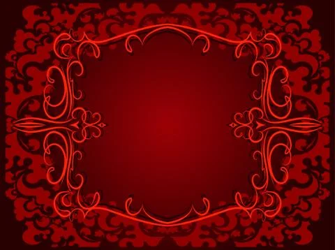 Decorative background in dark-red gamma Stock-Illustration
