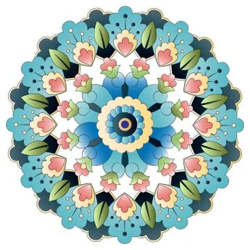 Decorative Background eight Stock Illustration