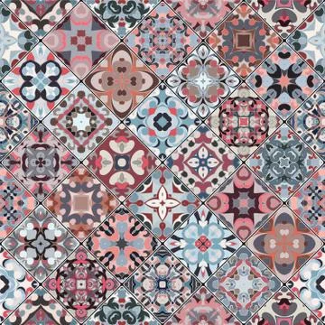 Decorative background in ethnic style. Stock-Illustration