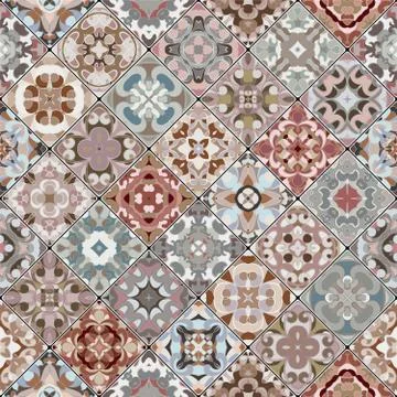 Decorative background in ethnic style. Stock Illustration