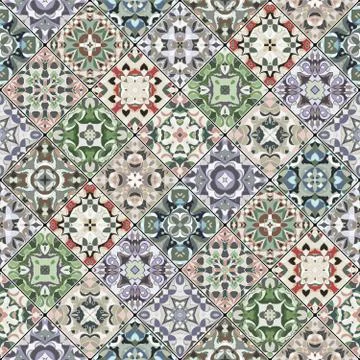 Decorative background in ethnic style. Stock-Illustration