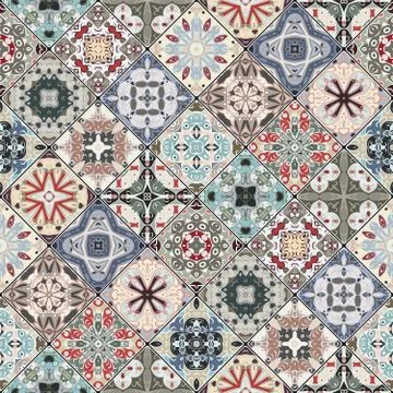 Decorative background in ethnic style. Ilustración de archivo
