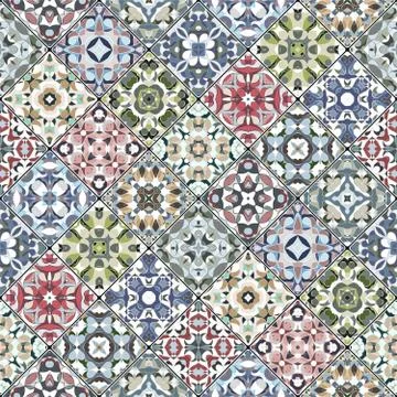 Decorative background in ethnic style. Stock-Illustration