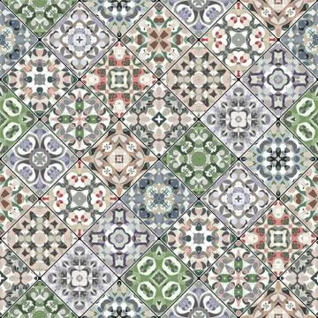 Decorative background in ethnic style. Stock Illustration