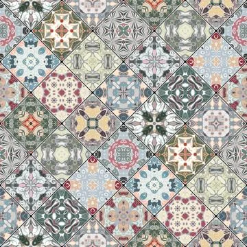 Decorative background in ethnic style. Stock-Illustration