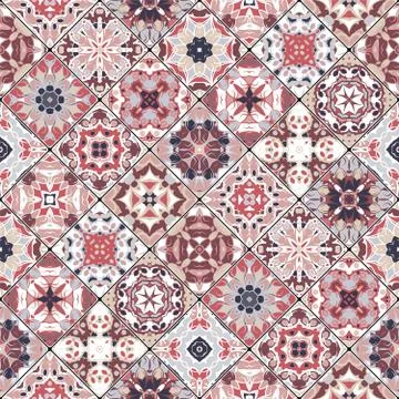 Decorative background in ethnic style. Illustrazione stock