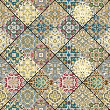 Decorative background in ethnic style. Stock-Illustration