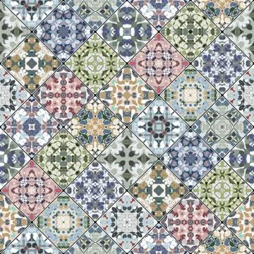 Decorative background in ethnic style. Stock-Illustration