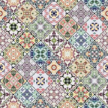 Decorative background in ethnic style. Stock Illustration