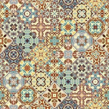 Decorative background in ethnic style. Stock Illustration