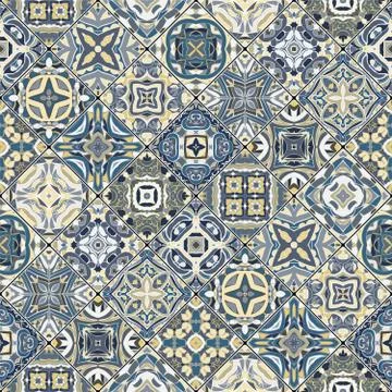 Decorative background in ethnic style. Stock Illustration