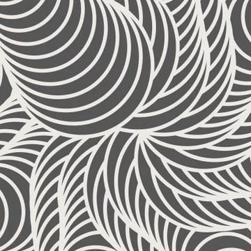 Decorative background pattern with curls Stock Illustration