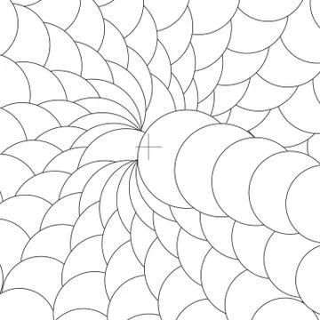 Decorative background pattern with curls Stock Illustration