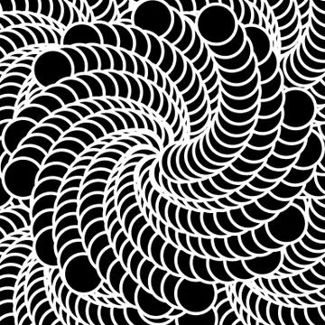 Decorative background pattern with curls Stock Illustration