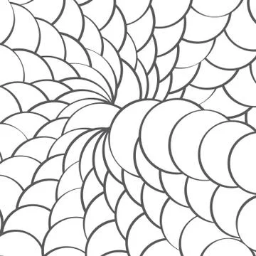 Decorative background pattern with curls Stock Illustration