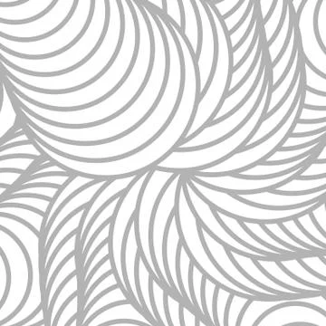 Decorative background pattern with curls Stock Illustration