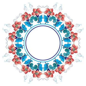 Decorative Background ten Stock Illustration