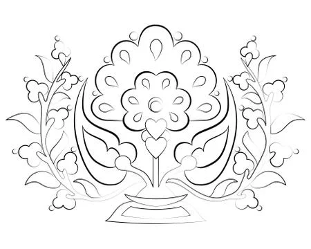 Decorative Background thirty Stock Illustration