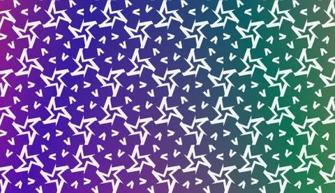 Decorative Background With Triangles. Curved Lines. Vector Illustration. Abst Stockillustratie