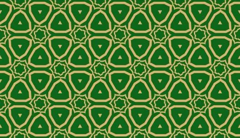 Decorative background with triangles. Curved lines. Vector illustration. Gree Stock Illustration