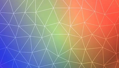 Decorative background with triangles. For flyer, screen, business presentatio Illustrazione stock