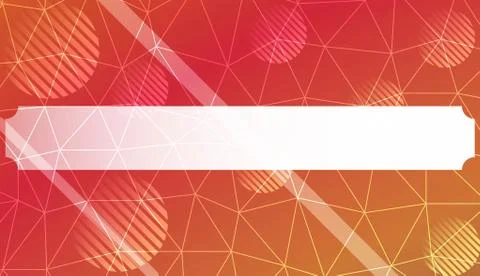 Decorative background with triangles, line, circle, space for text. For flyer Illustrazione stock