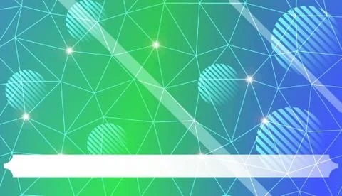 Decorative background with triangles, line, circle, space for text. For flyer Illustrazione stock