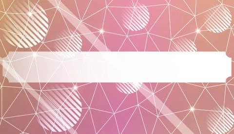 Decorative background with triangles, line, circle, space for text. Bright ba Stockillustratie