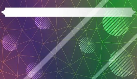 Decorative background with triangles, line, circle, space for text. For flyer Illustrazione stock