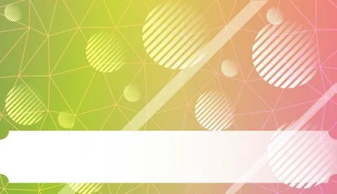 Decorative background with triangles, line, circle, space for text. For flyer Illustrazione stock