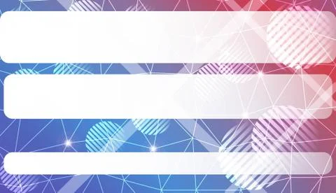 Decorative background with triangles, line, circle, space for text. For flyer Stock Illustration