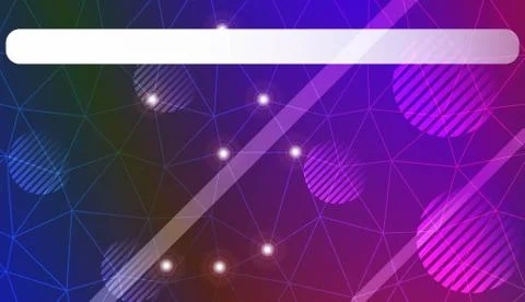 Decorative background with triangles, line, circle, space for text. Decorativ Stock Illustration