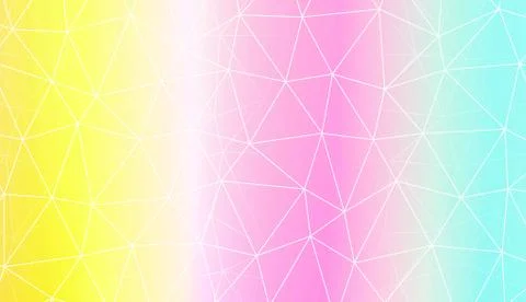 Decorative background with triangles, line. Template for your banner. Vector  Stock Illustration