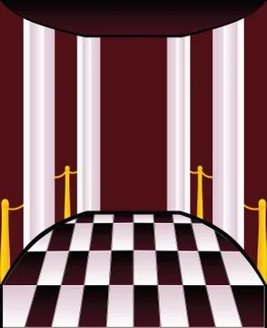 Decorative Balcony Stock Illustration