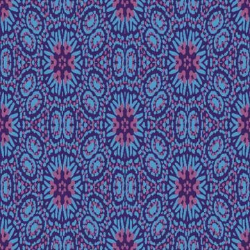 Decorative batik ornament seamless vector pattern Stock-Illustration