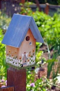 Decorative birdhouse Stock Photos