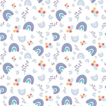 Decorative boho pattern design, vector illustration Stock Illustration