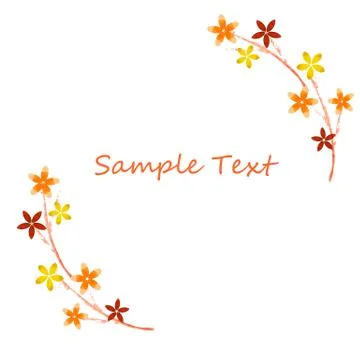 Decorative border element Stock Illustration