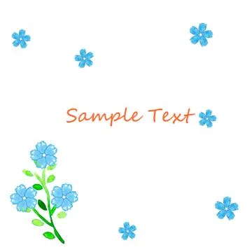 Decorative border element Stock Illustration