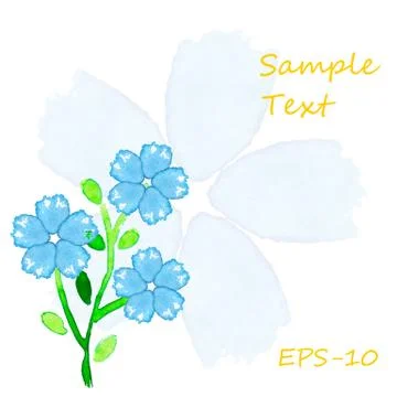 Decorative border element Illustrazione stock