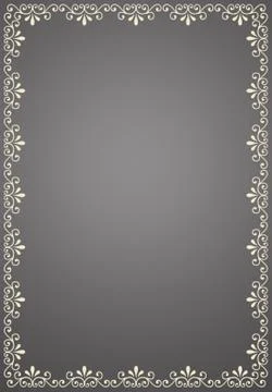 Decorative border Stock Illustration