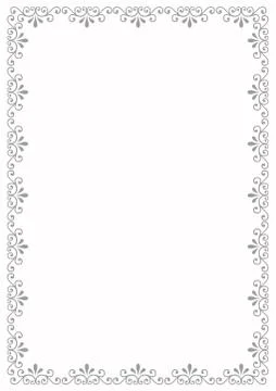 Decorative border Stock Illustration