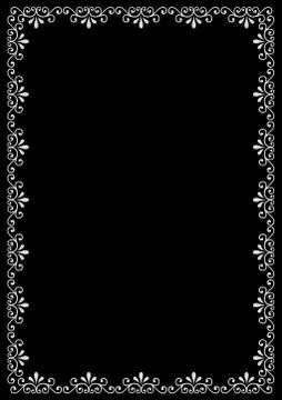 Decorative border Stock Illustration