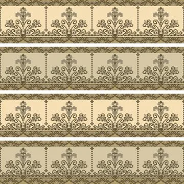 Decorative borders for design and creative projects Stock Illustration