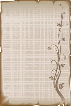 Decorative branch against a background. 스톡 일러스트