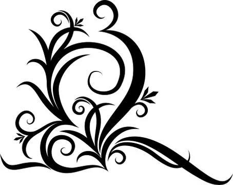 Decorative branch. Stock-Illustration