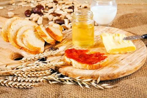 Decorative Breakfast Stock Photos